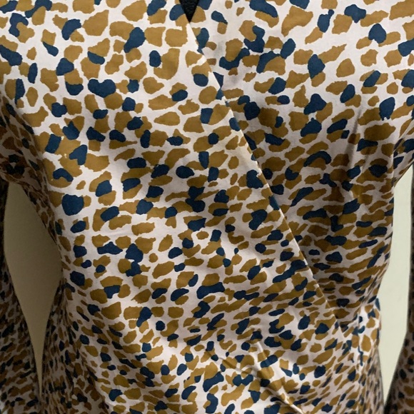 French Connection Animal Print Long Sleeve Dress - Picture 4 of 10